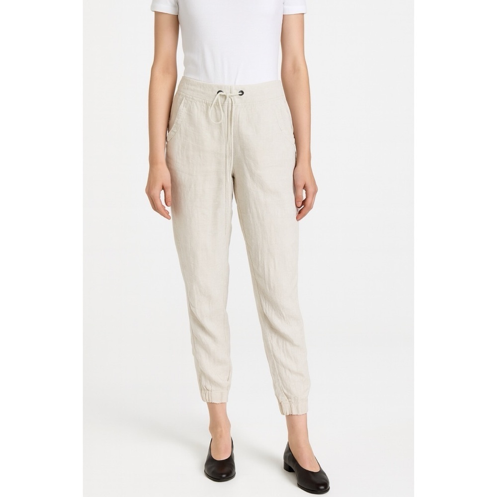 The Black Dog Linen Cropped Pants
